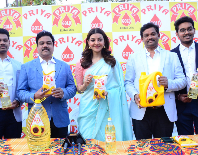Kajal Brand Ambassador for Priya Gold Edible Oils